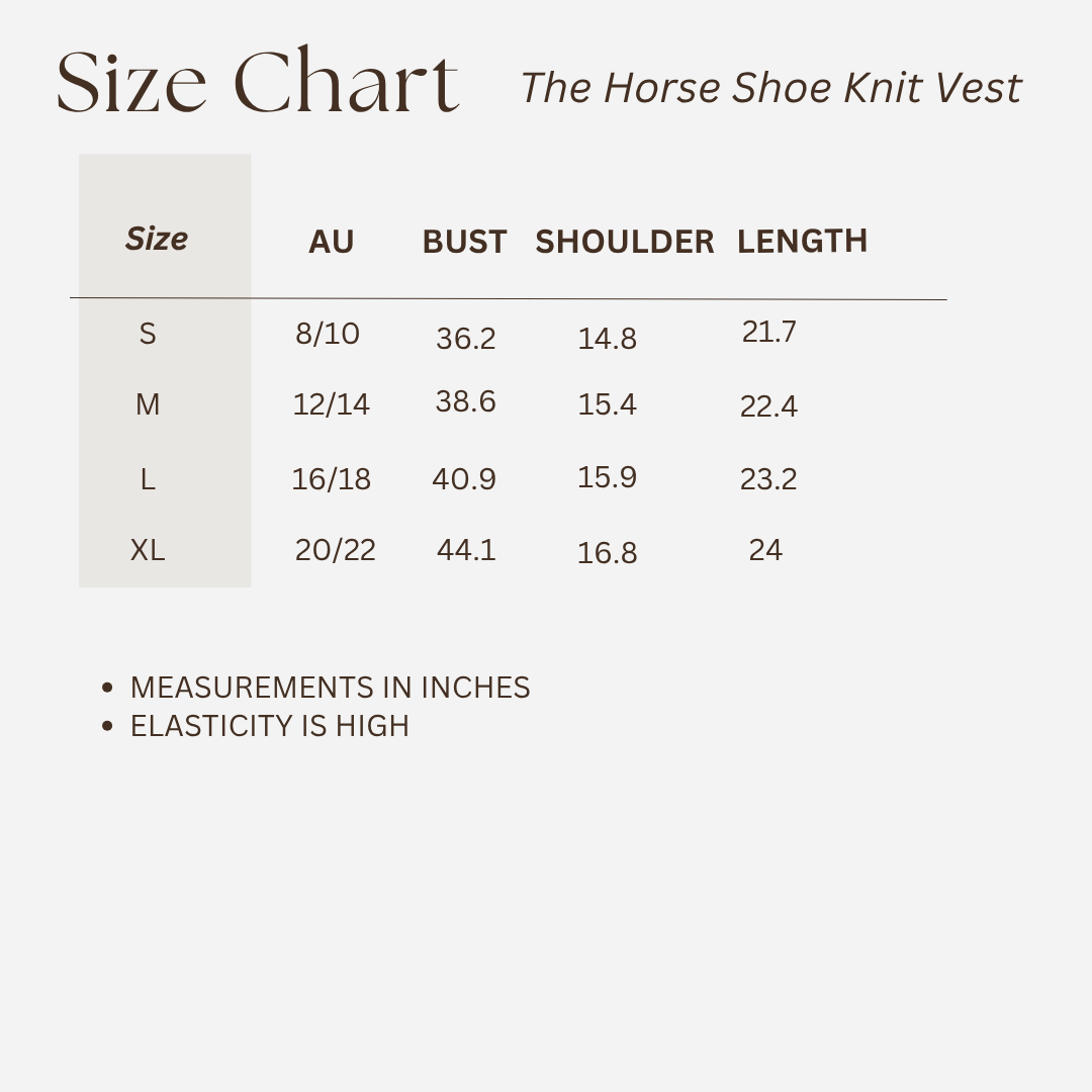 Horseshoe Knit Vest in Oatmeal image 3