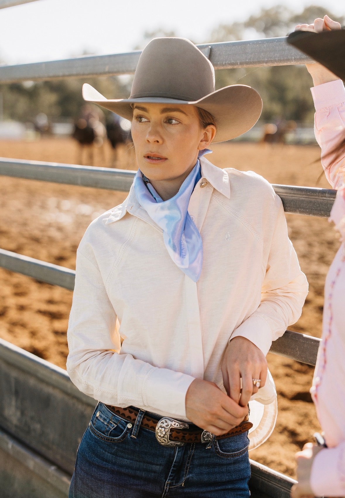 The Braided Detail Blouse - Warm Ivory