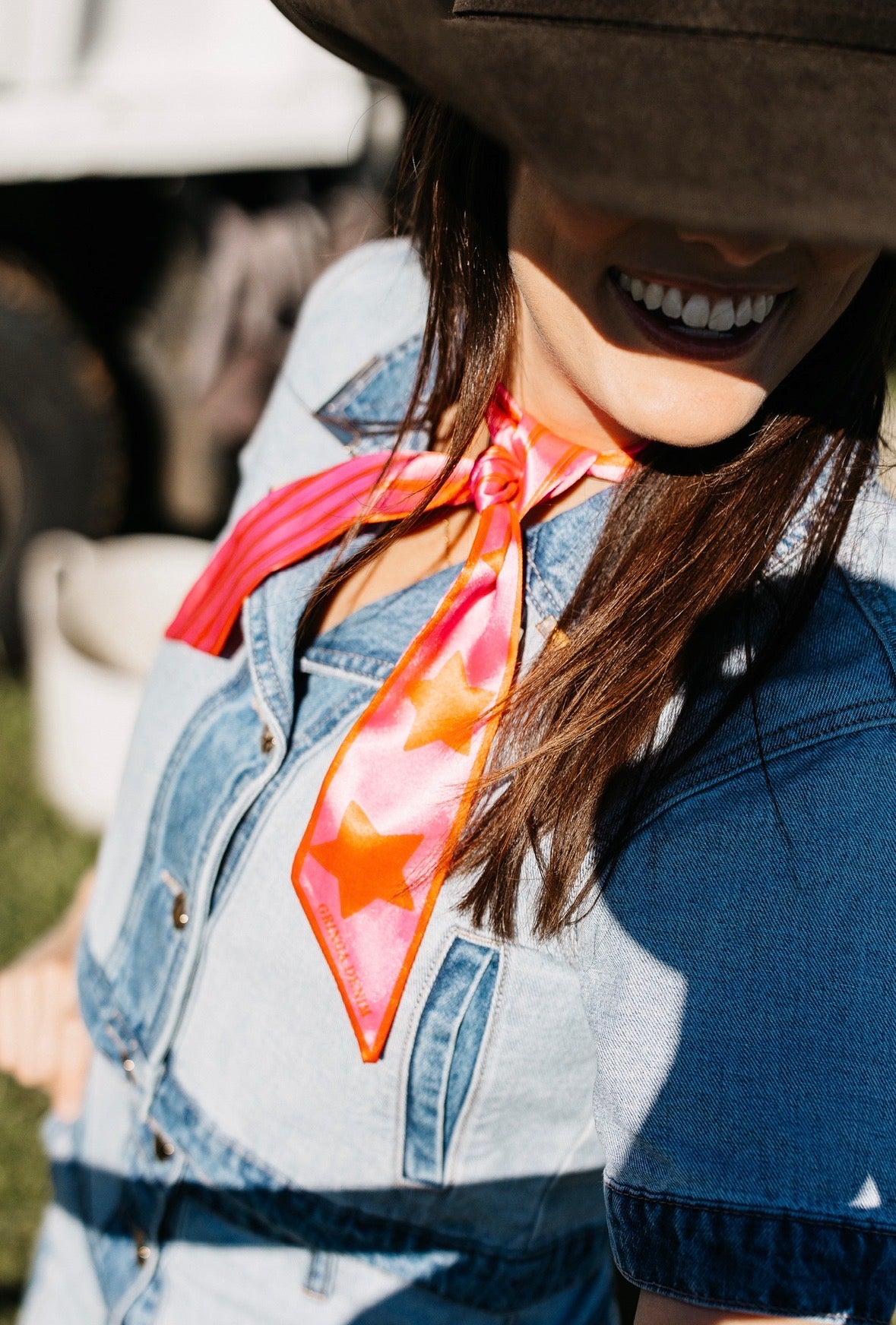 Stargazer Twilly Silk Scarf