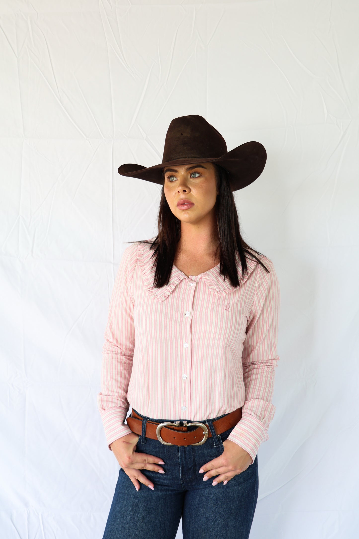 The Primrose Ladies Cotton Long Sleeve Blouse image 2
