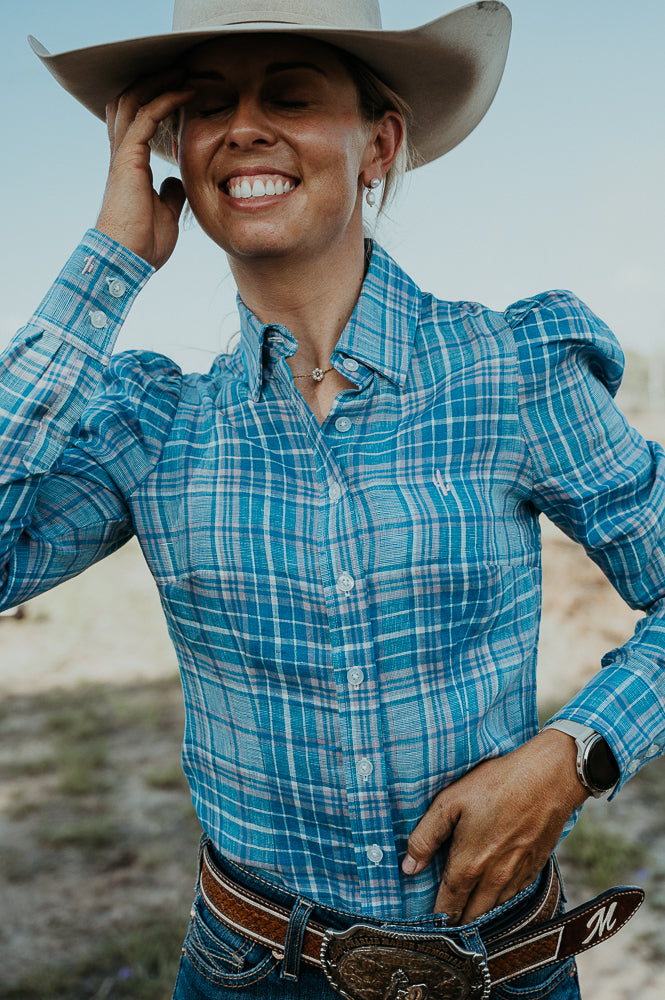 Bluebell Women’s Long Sleeve Linen Shirt  image 2