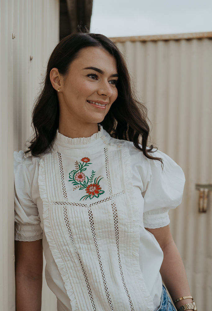 The Fleur Cotton Blouse image 3