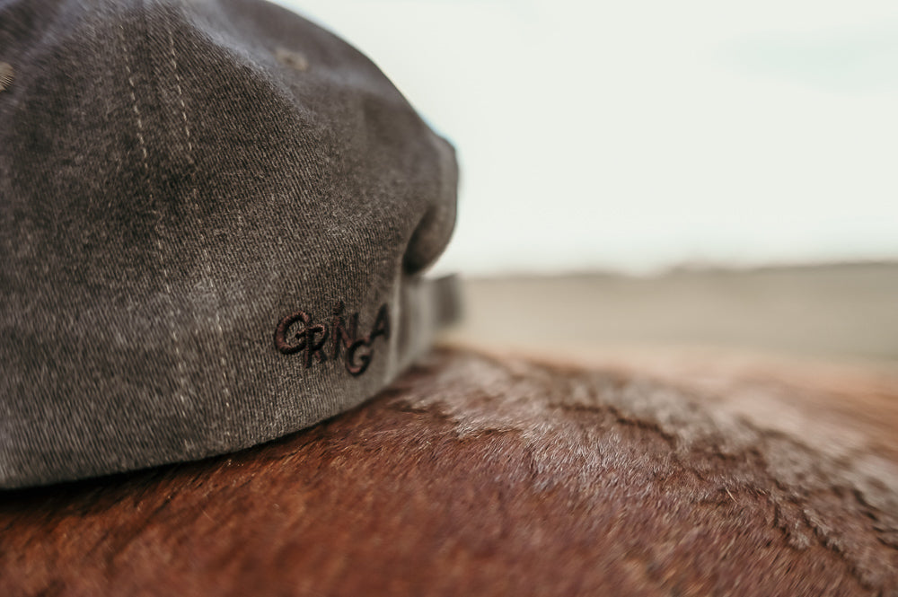 Giddy Up Embroidered Vintage Washed Cap image 3