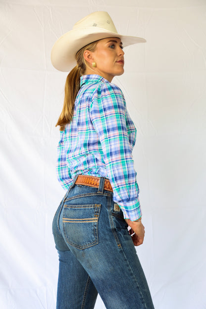 Clearwater Check Cotton Long Sleeve Shirt image 3