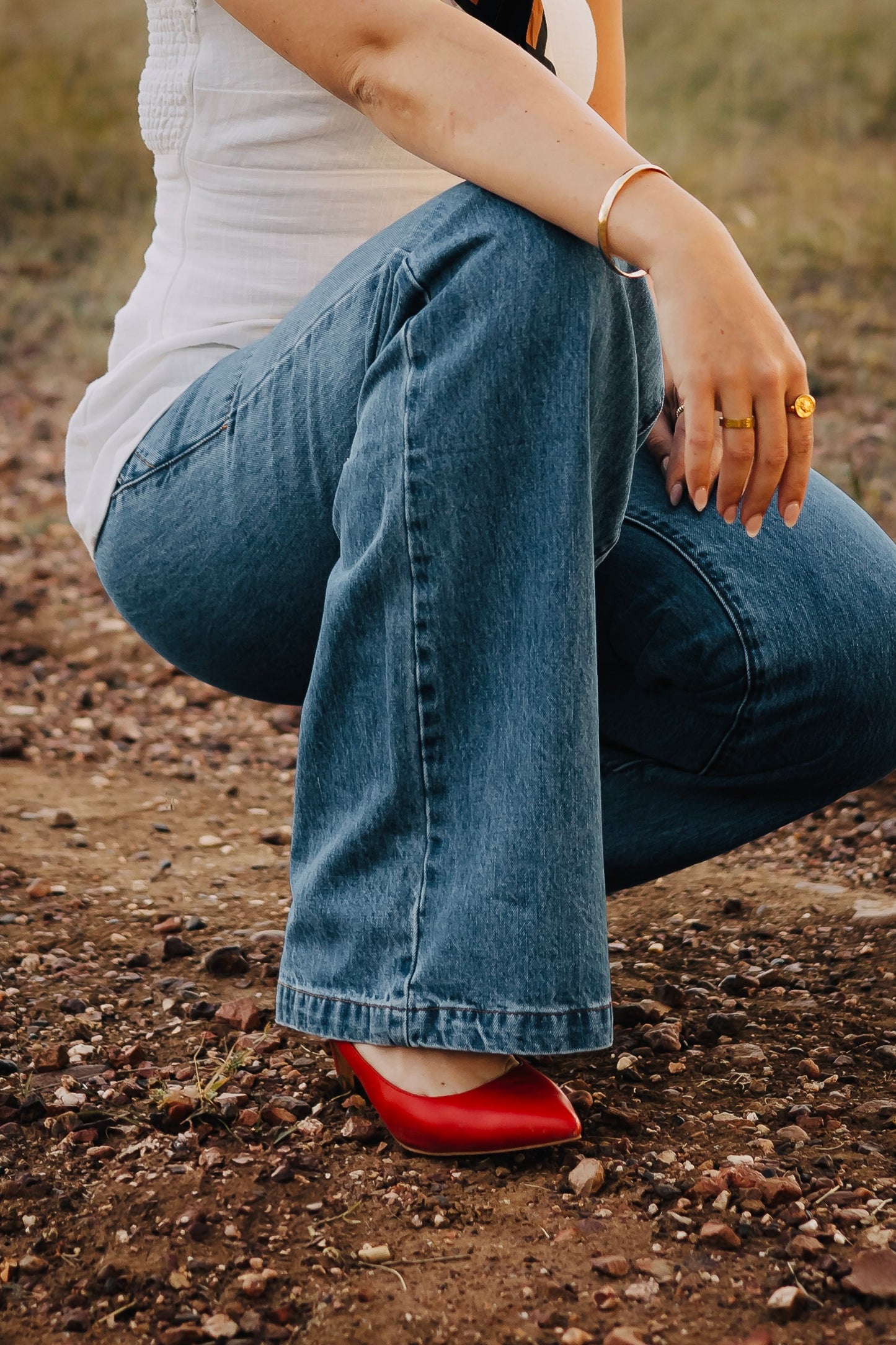 Embah Ladies Trouser Jean - 90's Wash Blue image 3