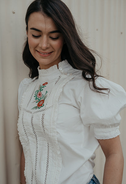 The Fleur Cotton Blouse image 1