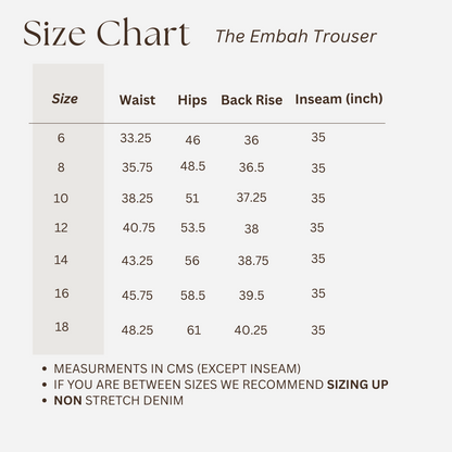 Embah Ladies Trouser Jean - 90's Wash Blue image 5