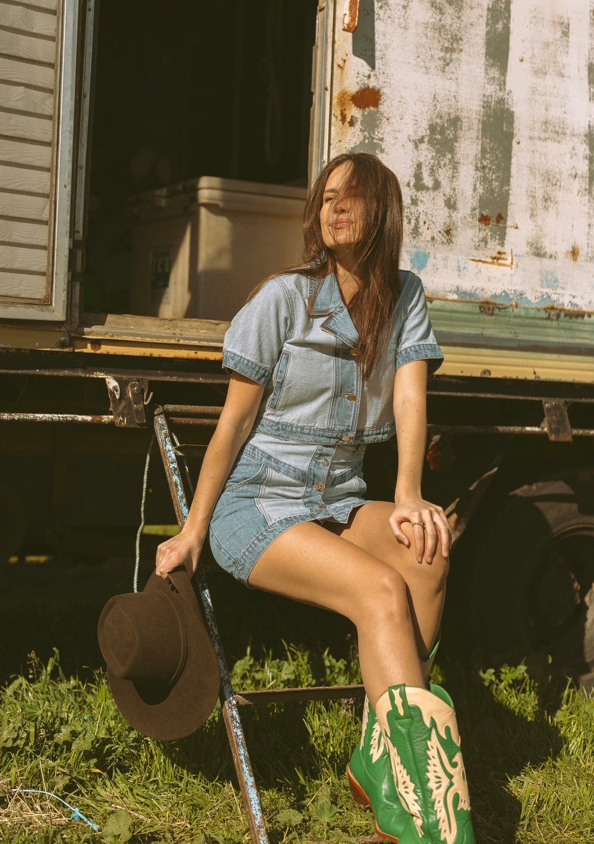 PRE-ORDER Jolene Denim Top