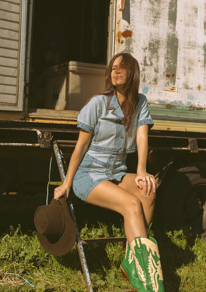 PRE-ORDER Jolene Denim Top