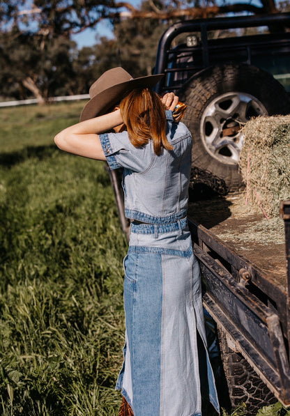 PRE-ORDER Jolene Denim Top