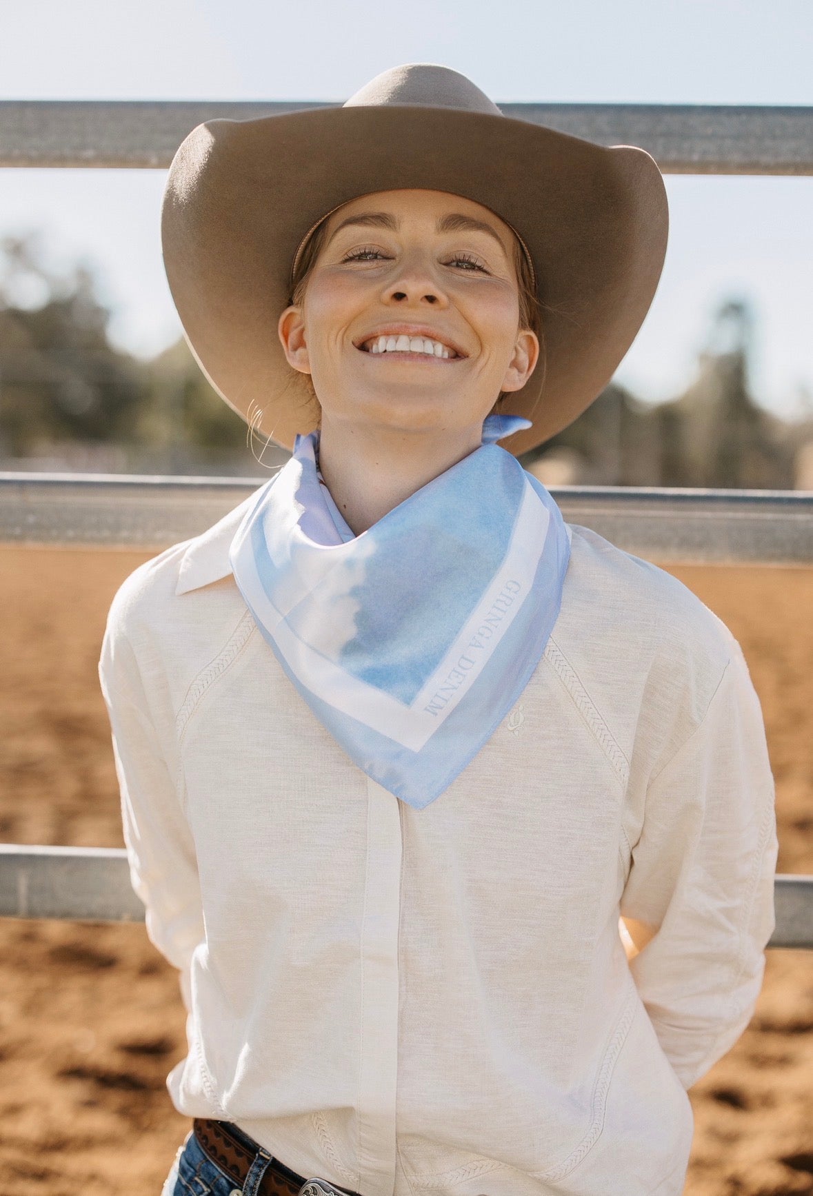 The Long Paddock Silk Neck Scarf