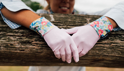 UPF50+ Pretty In Pink Full Finger Sun Glove image 0