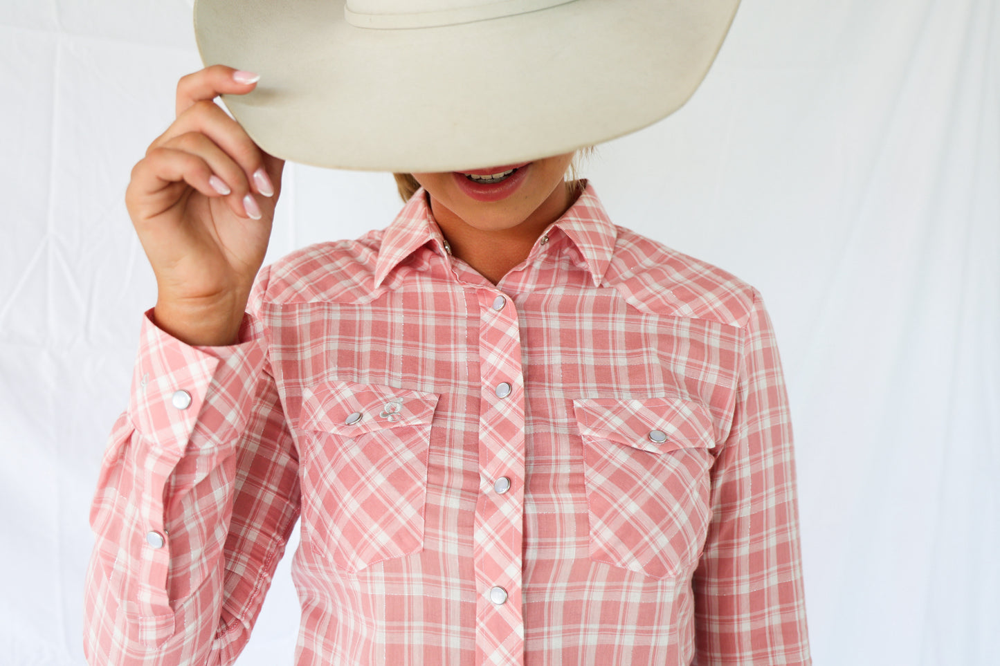 Silver Prairie Ladies Plaid Long Sleeve Shirt  image 2